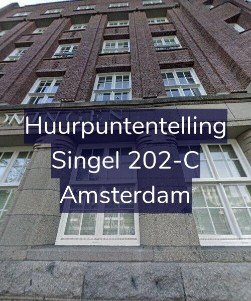 Foto gevel Huurpuntentelling voor Singel 202-C, Amsterdam