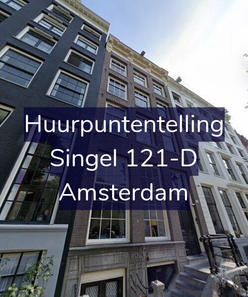 Foto gevel Huurpuntentelling voor Singel 121-D, Amsterdam