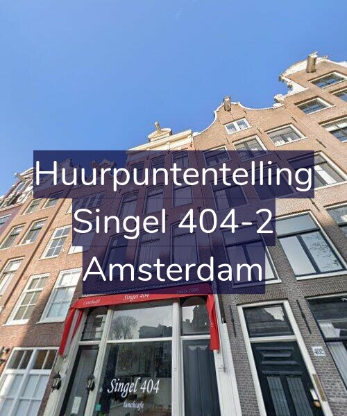Foto gevel Huurpuntentelling voor Singel 404-2, Amsterdam