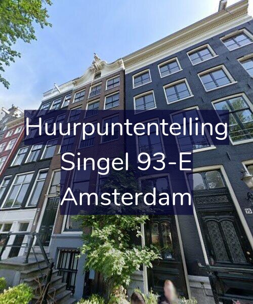 Foto gevel Huurpuntentelling voor Singel 93-E, Amsterdam