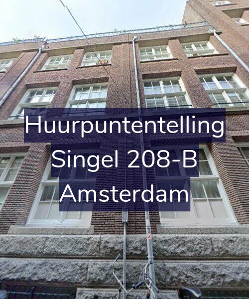Foto gevel Huurpuntentelling voor Singel 208-B, Amsterdam