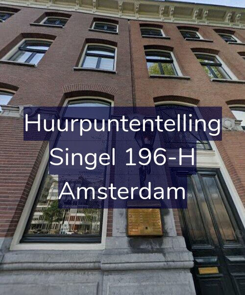 Foto gevel Huurpuntentelling voor Singel 196-H, Amsterdam