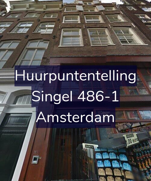 Foto gevel Huurpuntentelling voor Singel 486-1, Amsterdam