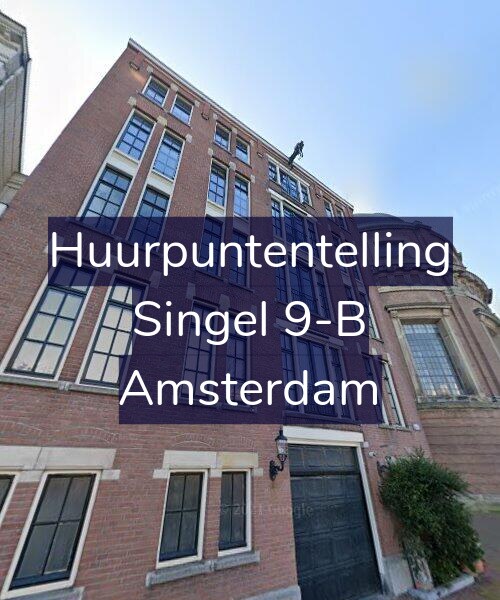 Foto gevel Huurpuntentelling voor Singel 9-B, Amsterdam