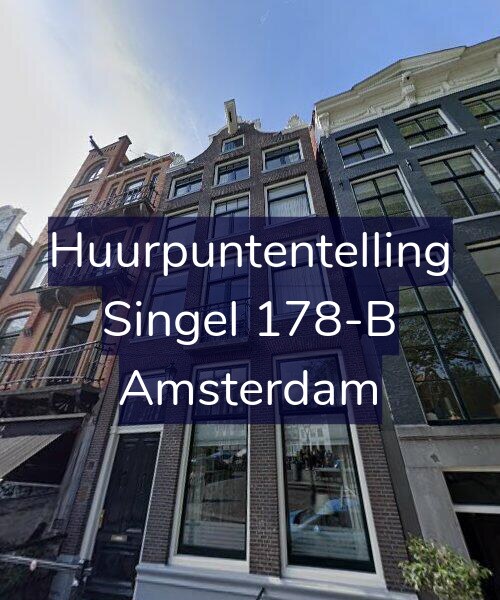 Foto gevel Huurpuntentelling voor Singel 178-B, Amsterdam