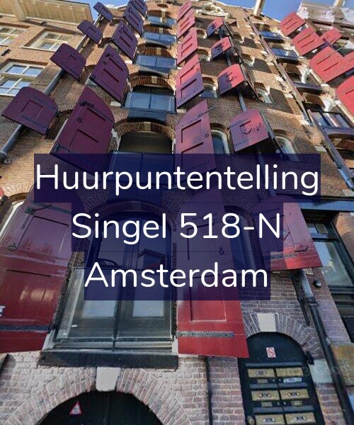 Foto gevel Huurpuntentelling voor Singel 518-N, Amsterdam