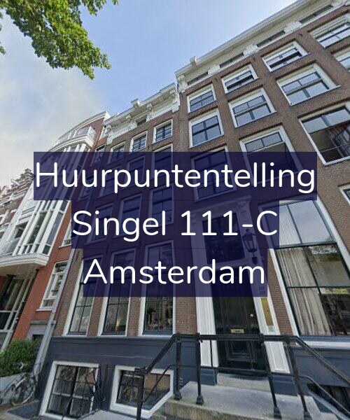 Foto gevel Huurpuntentelling voor Singel 111-C, Amsterdam