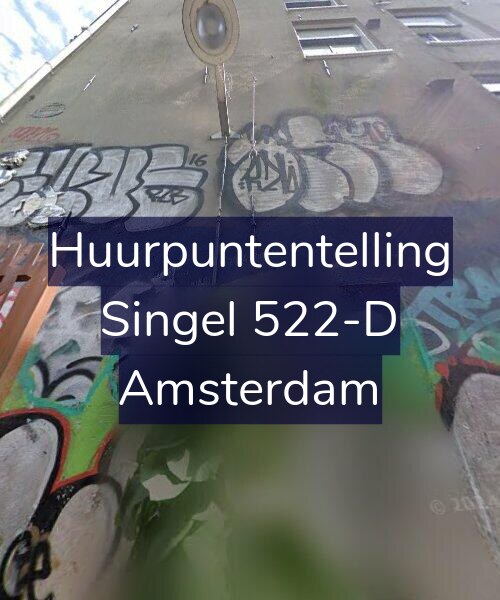 Foto gevel Huurpuntentelling voor Singel 522-D, Amsterdam
