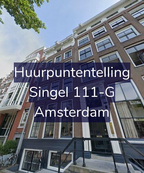 Foto gevel Huurpuntentelling voor Singel 111-G, Amsterdam