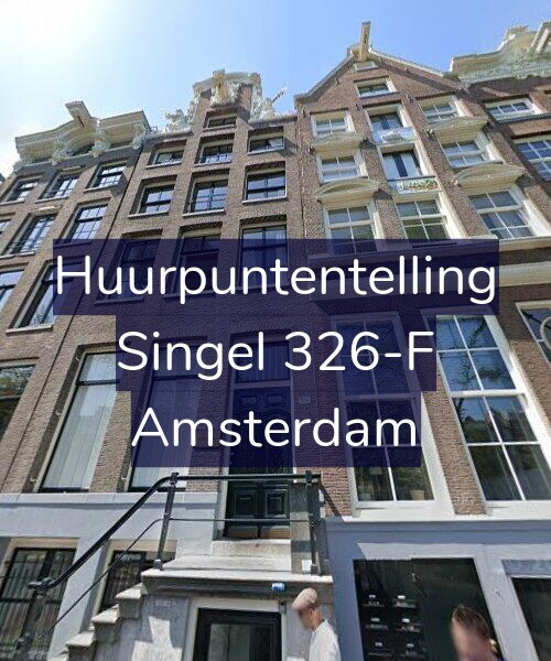 Foto gevel Huurpuntentelling voor Singel 326-F, Amsterdam