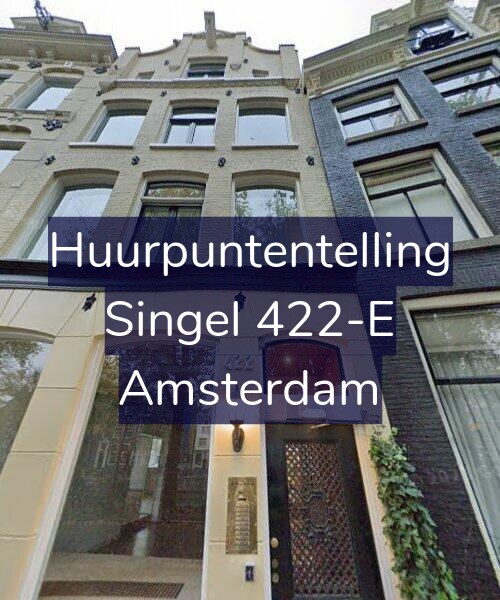 Foto gevel Huurpuntentelling voor Singel 422-E, Amsterdam
