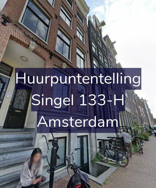 Foto gevel Huurpuntentelling voor Singel 133-H, Amsterdam
