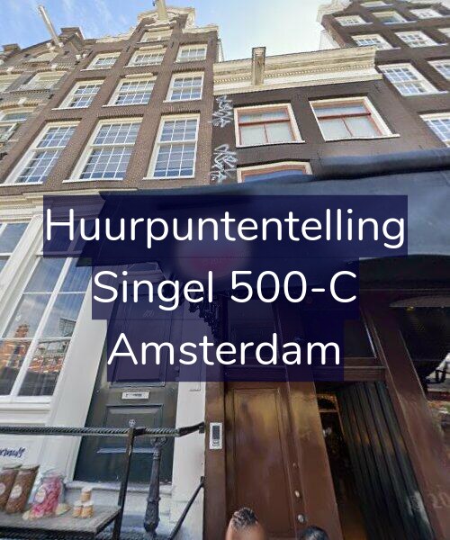 Foto gevel Huurpuntentelling voor Singel 500-C, Amsterdam