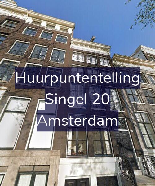 Foto gevel Huurpuntentelling voor Singel 20, Amsterdam