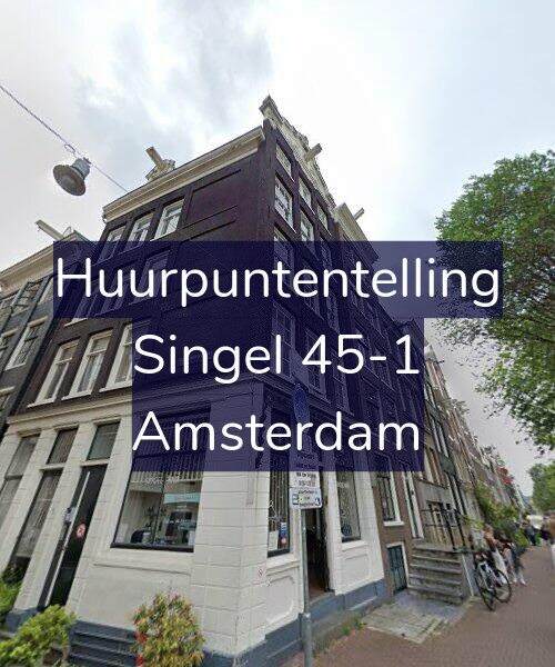 Foto gevel Huurpuntentelling voor Singel 45-1, Amsterdam