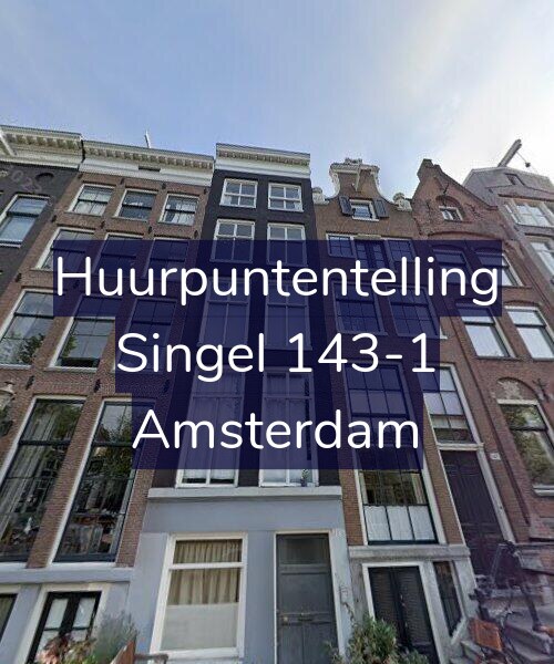 Foto gevel Huurpuntentelling voor Singel 143-1, Amsterdam