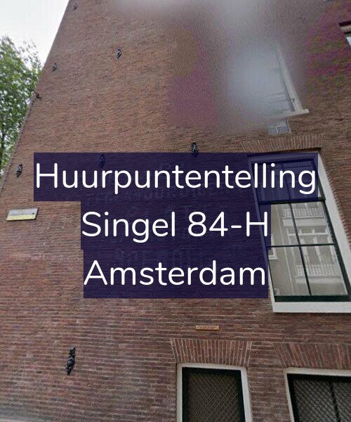 Foto gevel Huurpuntentelling voor Singel 84-H, Amsterdam