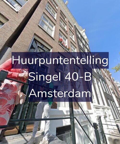 Foto gevel Huurpuntentelling voor Singel 40-B, Amsterdam