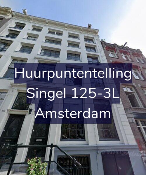 Foto gevel Huurpuntentelling voor Singel 125-3L, Amsterdam