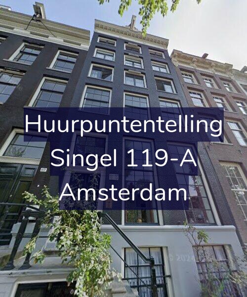 Foto gevel Huurpuntentelling voor Singel 119-A, Amsterdam