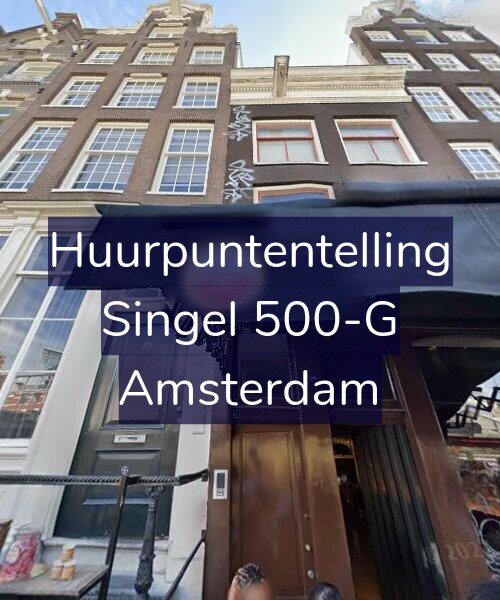 Foto gevel Huurpuntentelling voor Singel 500-G, Amsterdam