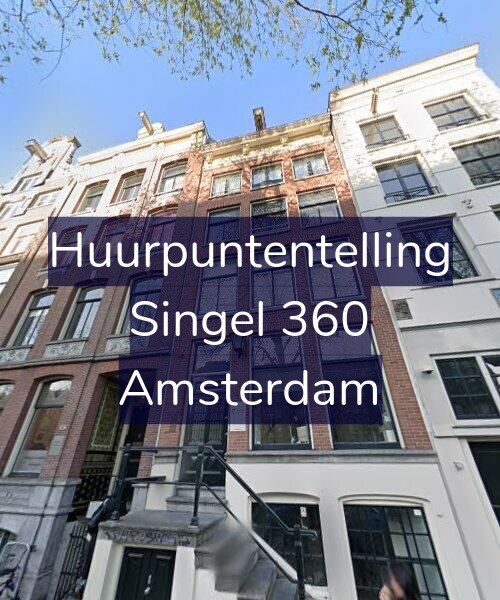Foto gevel Huurpuntentelling voor Singel 360, Amsterdam