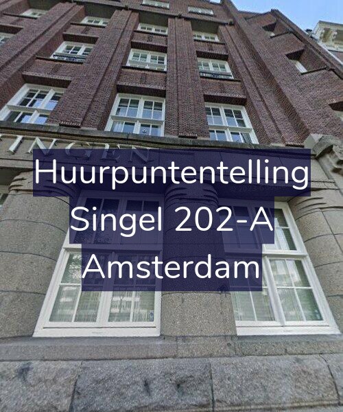 Foto gevel Huurpuntentelling voor Singel 202-A, Amsterdam