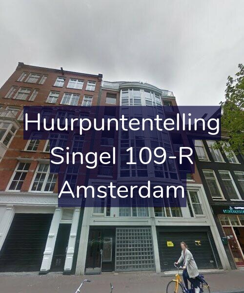 Foto gevel Huurpuntentelling voor Singel 109-R, Amsterdam