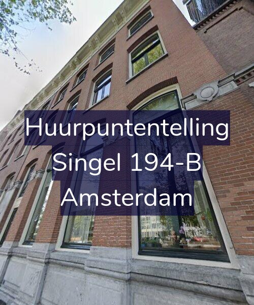 Foto gevel Huurpuntentelling voor Singel 194-B, Amsterdam