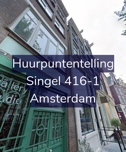Foto gevel Huurpuntentelling voor Singel 416-1, Amsterdam