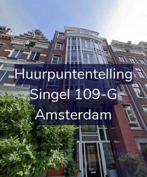 Foto gevel Huurpuntentelling voor Singel 109-G, Amsterdam