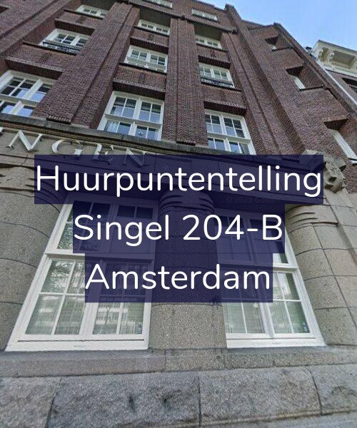 Foto gevel Huurpuntentelling voor Singel 204-B, Amsterdam