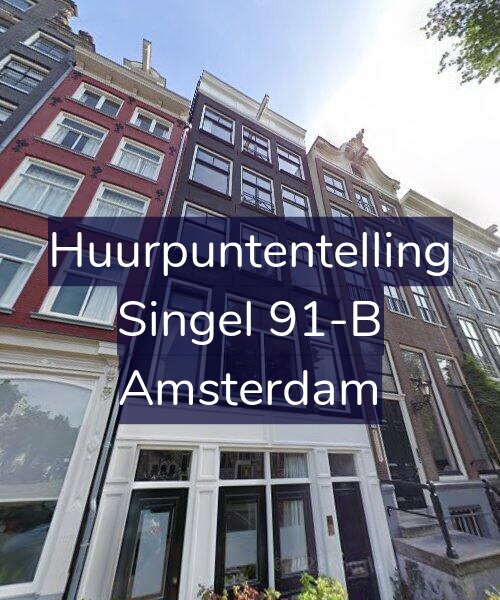 Foto gevel Huurpuntentelling voor Singel 91-B, Amsterdam