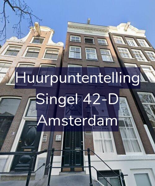 Foto gevel Huurpuntentelling voor Singel 42-D, Amsterdam