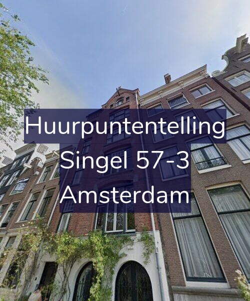 Foto gevel Huurpuntentelling voor Singel 57-3, Amsterdam