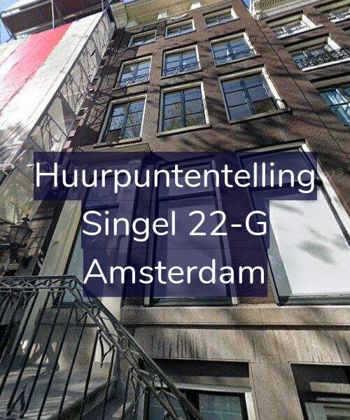 Foto gevel Huurpuntentelling voor Singel 22-G, Amsterdam