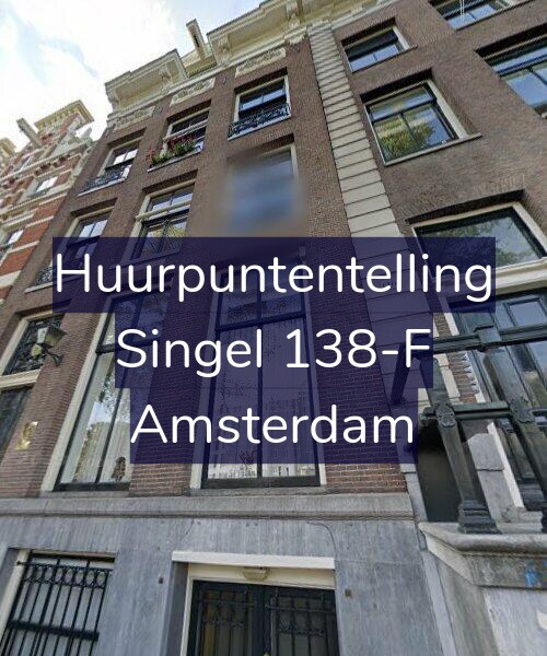 Foto gevel Huurpuntentelling voor Singel 138-F, Amsterdam