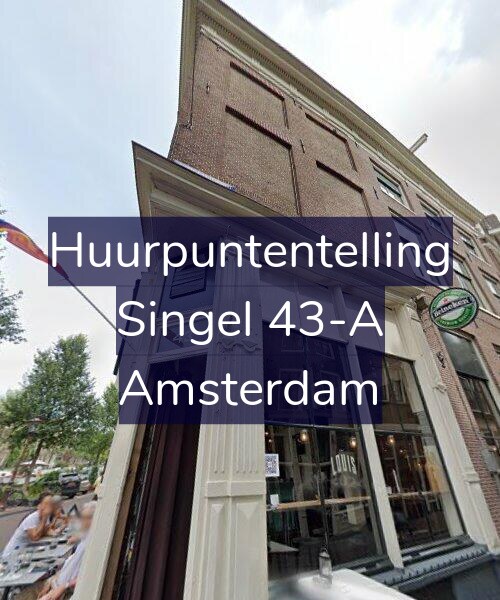 Foto gevel Huurpuntentelling voor Singel 43-A, Amsterdam
