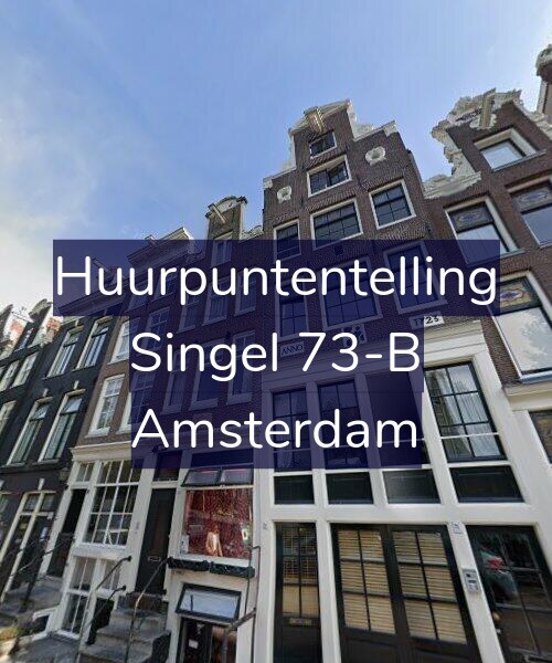 Foto gevel Huurpuntentelling voor Singel 73-B, Amsterdam