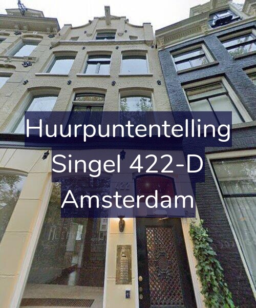 Foto gevel Huurpuntentelling voor Singel 422-D, Amsterdam