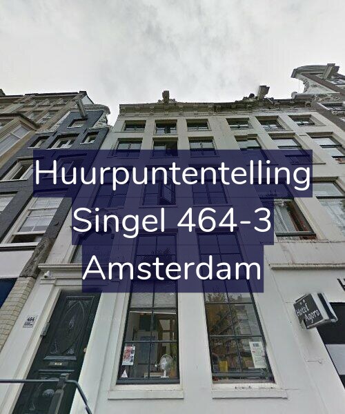 Foto gevel Huurpuntentelling voor Singel 464-3, Amsterdam