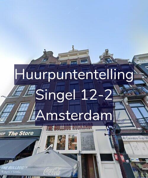 Foto gevel Huurpuntentelling voor Singel 12-2, Amsterdam