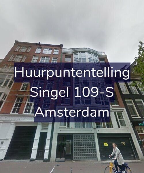 Foto gevel Huurpuntentelling voor Singel 109-S, Amsterdam