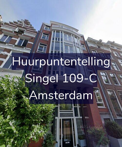 Foto gevel Huurpuntentelling voor Singel 109-C, Amsterdam