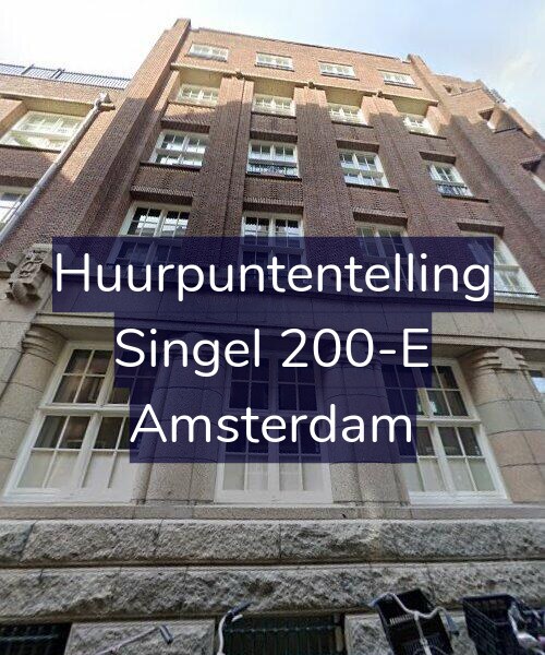Foto gevel Huurpuntentelling voor Singel 200-E, Amsterdam
