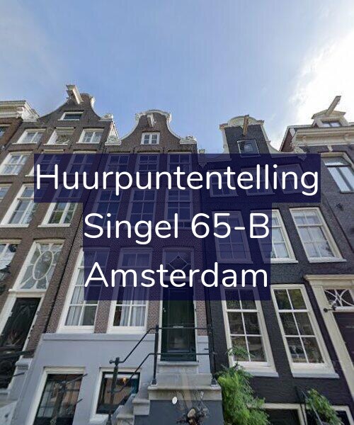 Foto gevel Huurpuntentelling voor Singel 65-B, Amsterdam