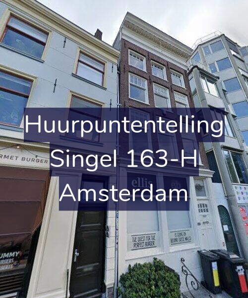 Foto gevel Huurpuntentelling voor Singel 163-H, Amsterdam