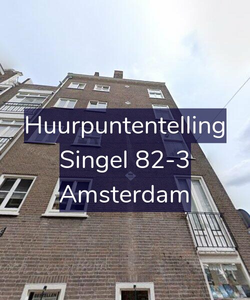 Foto gevel Huurpuntentelling voor Singel 82-3, Amsterdam