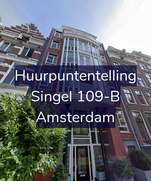 Foto gevel Huurpuntentelling voor Singel 109-B, Amsterdam