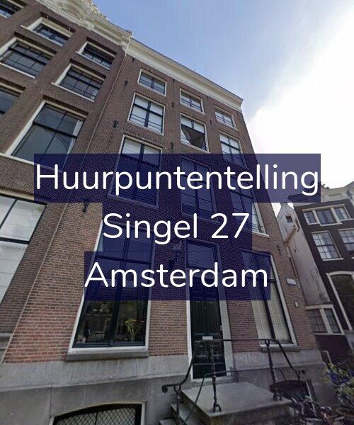 Foto gevel Huurpuntentelling voor Singel 27, Amsterdam